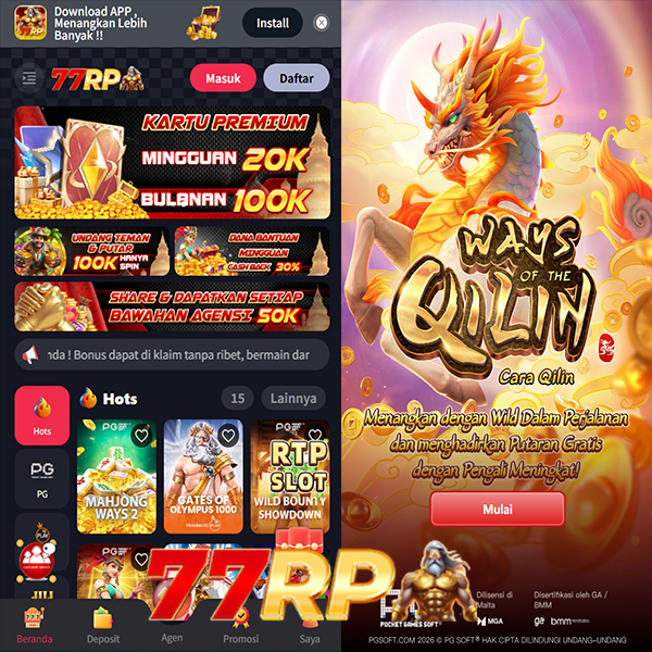 77RP - Aplikasi Resmi 77rp Download & Daftar Mudah